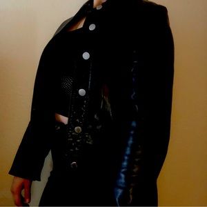 Banana Republic Genuine Black Leather Jacket